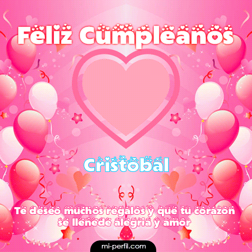 Feliz Cumpleaños II Cristobal