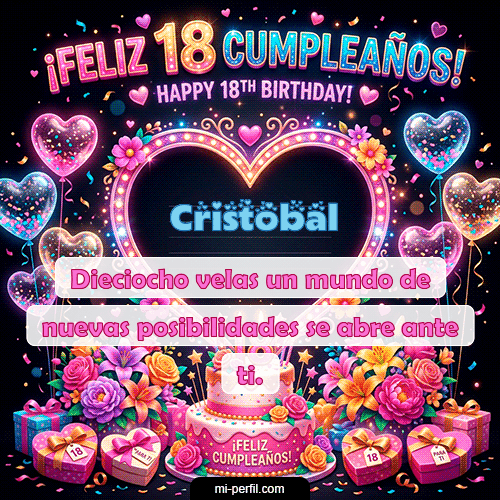 Gif Felices 18 Cristobal