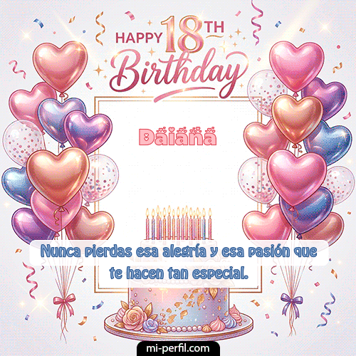 Happy 18th BirthDay Daiana