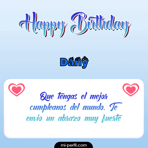 Happy Birthday II Dany