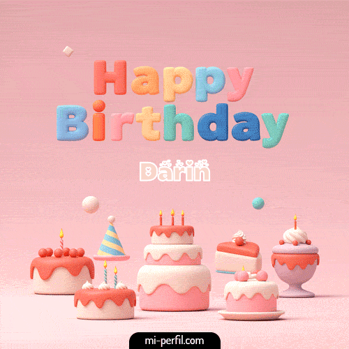 Gif de cumpleaños Darin