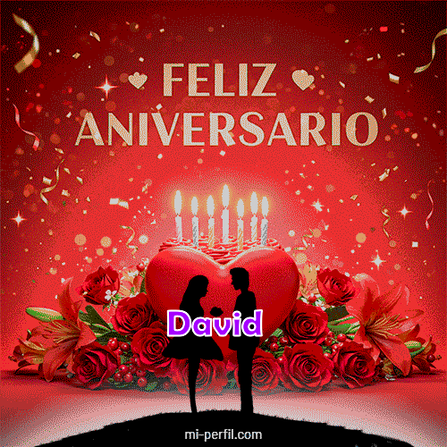 Feliz Aniversario 3 David