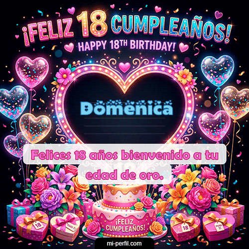 Gif Felices 18 Domenica