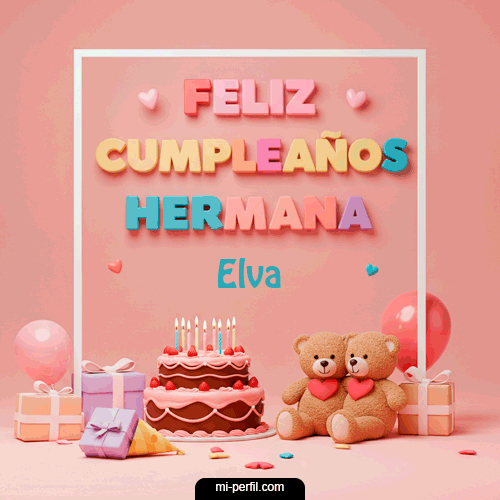 Gif de cumpleaños Elva