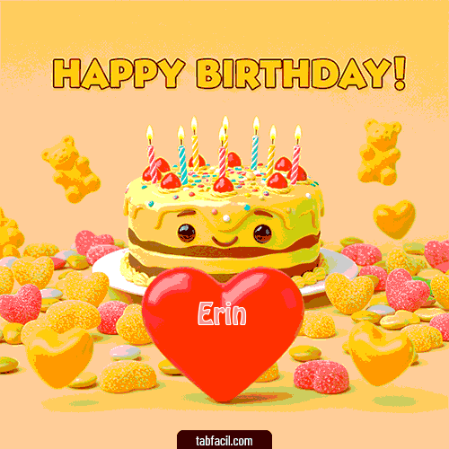 Gif de cumpleaños Erin