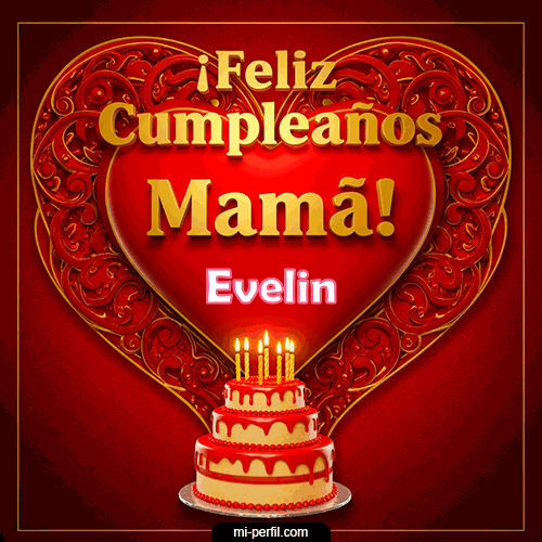 Gif de cumpleaños Evelin