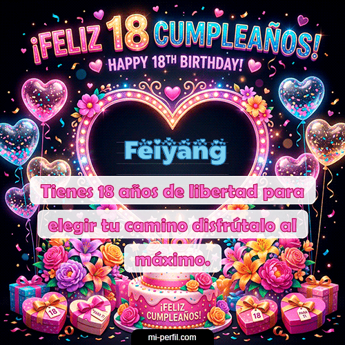 Gif Felices 18 Feiyang