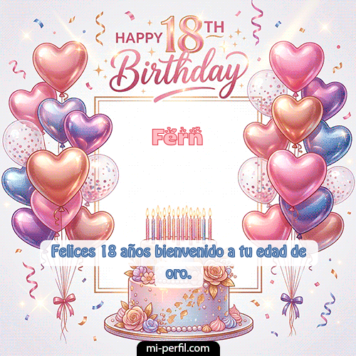 Happy 18th BirthDay Fern