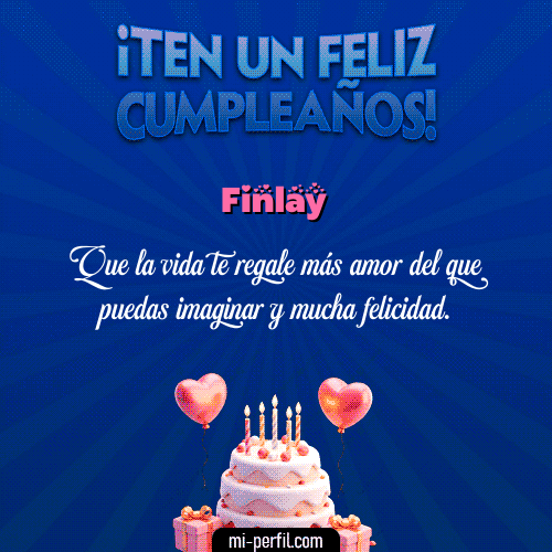Gif de cumpleaños Finlay