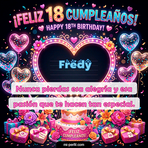 Gif Felices 18 Fredy