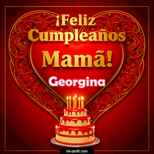 Gif de cumpleaños Georgina