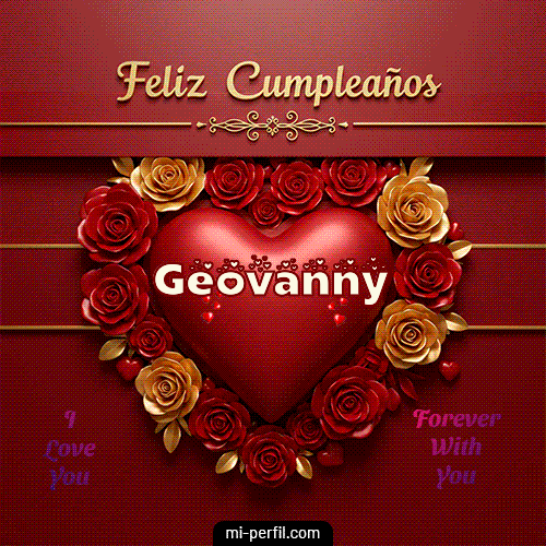 Gif de cumpleaños Geovanny