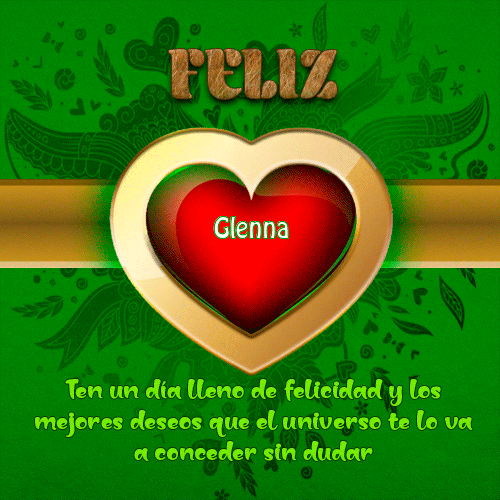 Feliz Cumple Glenna