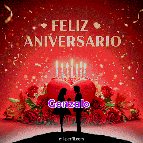 Feliz Aniversario 3 Gonzalo