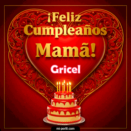 Gif de cumpleaños Gricel
