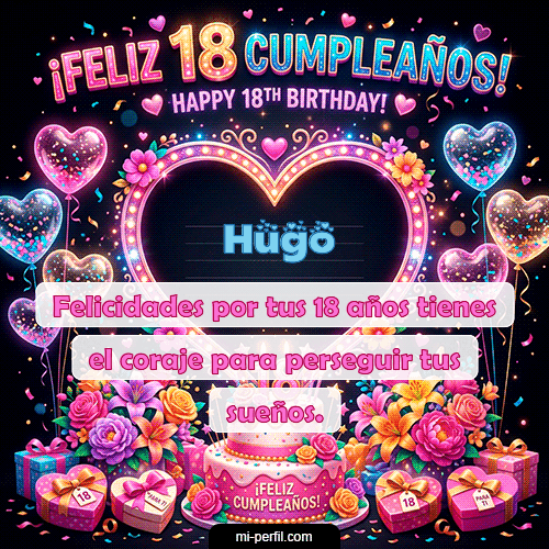 Gif Felices 18 Hugo