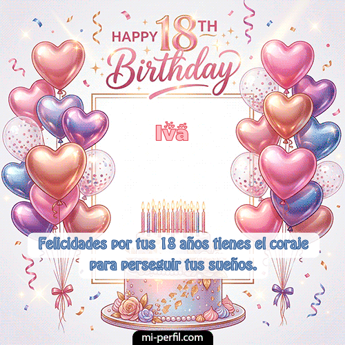 Happy 18th BirthDay Iva