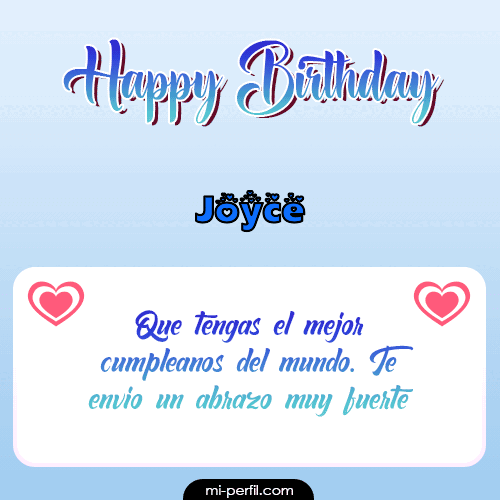 Happy Birthday II Joyce