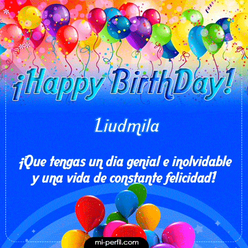 Happy BirthDay Liudmila