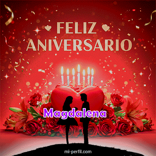 Gif de cumpleaños Magdalena