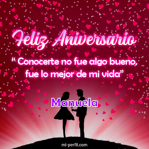 Feliz Aniversario 3 Manuela