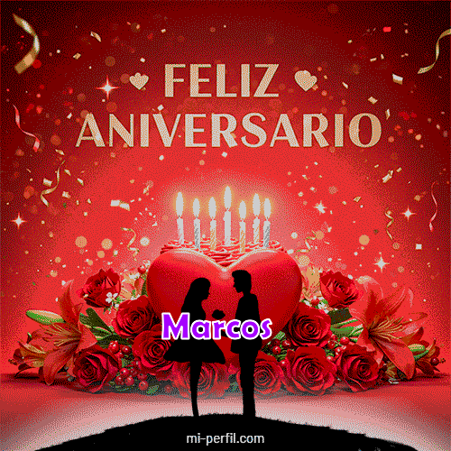 Gif de cumpleaños Marcos