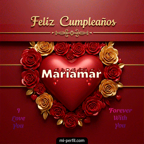 Gif de cumpleaños Mariamar