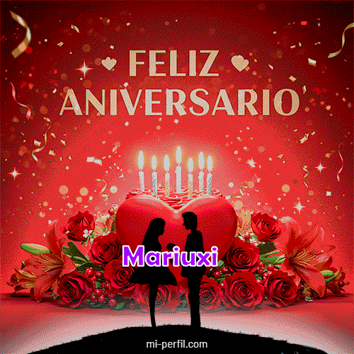 Gif de cumpleaños Mariuxi