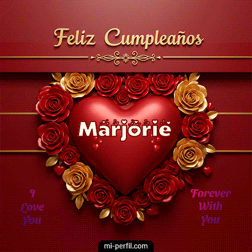Gif de cumpleaños Marjorie