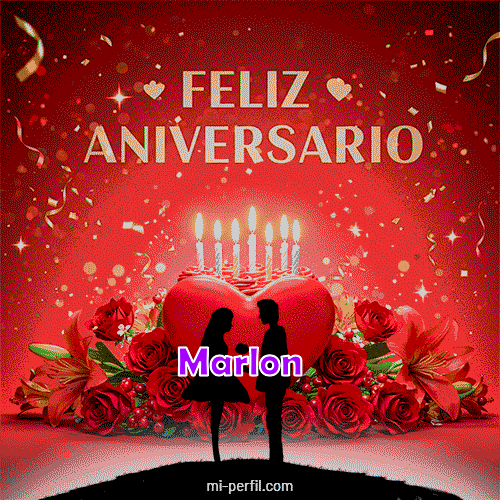 Gif de cumpleaños Marlon
