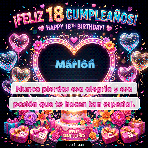Gif Felices 18 Marlon