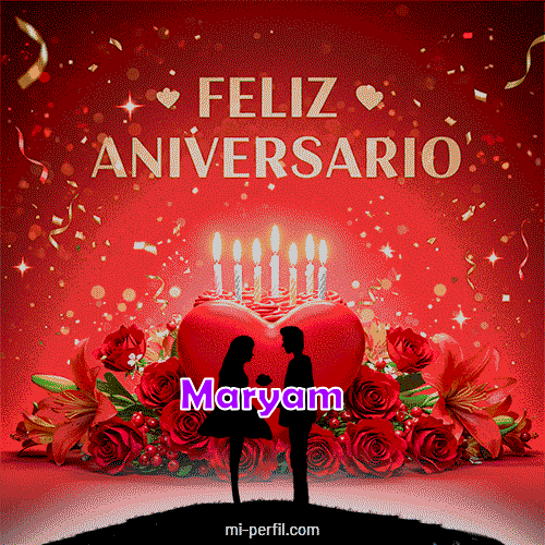 Gif de cumpleaños Maryam