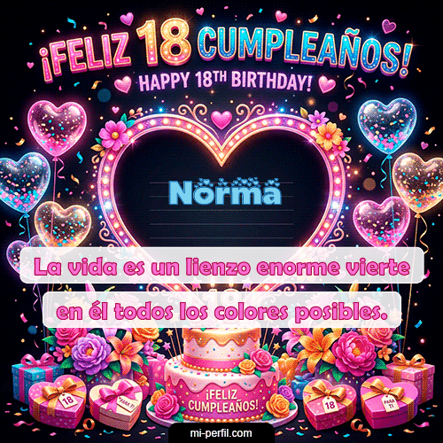 Gif Felices 18 Norma