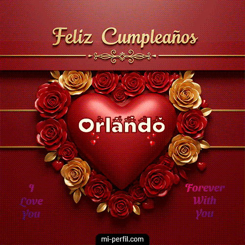 Feliz Aniversario Mi Amor 2 Orlando