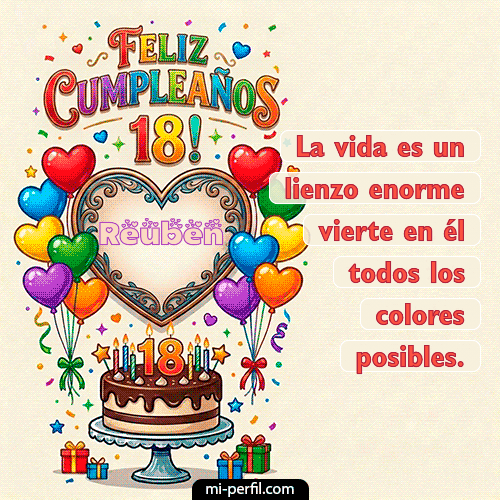 Feliz 18 años Reuben