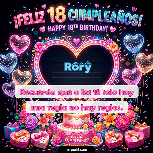Gif Felices 18 Rory