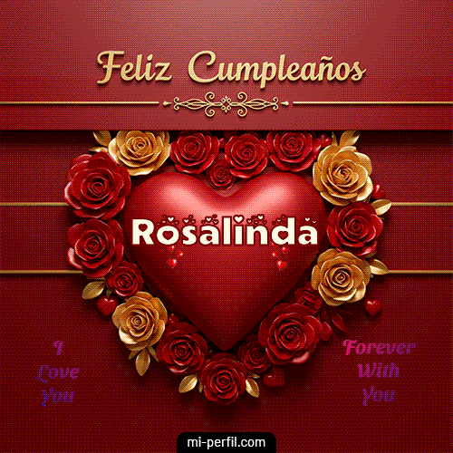 Gif de cumpleaños Rosalinda