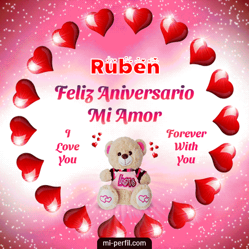Feliz Aniversario Mi Amor 2 Ruben