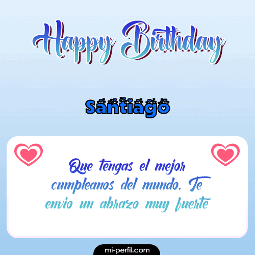 Happy Birthday II Santiago