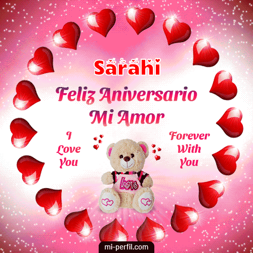Feliz Aniversario Mi Amor 2 Sarahi