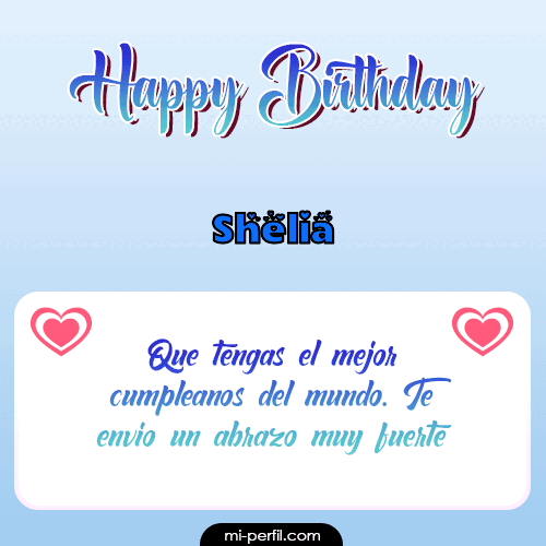 Happy Birthday II Shelia