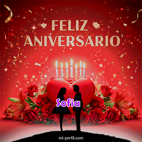 Gif de cumpleaños Sofia