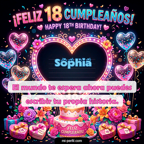 Gif Felices 18 Sophia