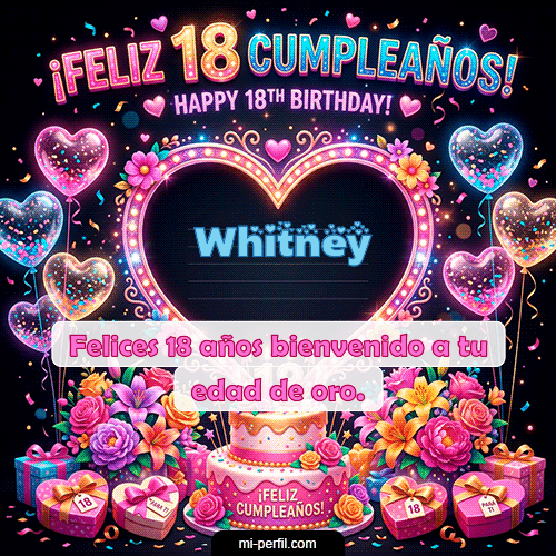 Gif Felices 18 Whitney