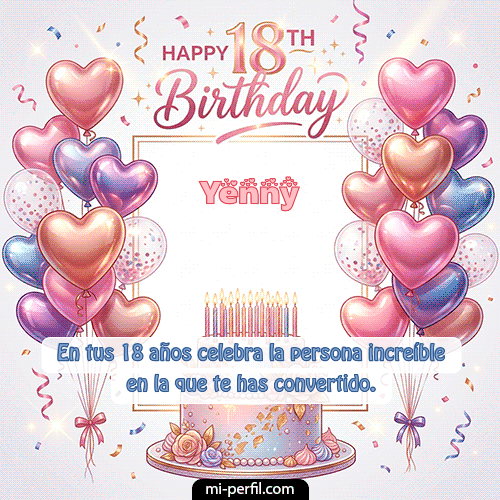 Happy 18th BirthDay Yenny