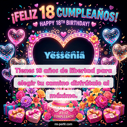 Gif Felices 18 Yessenia