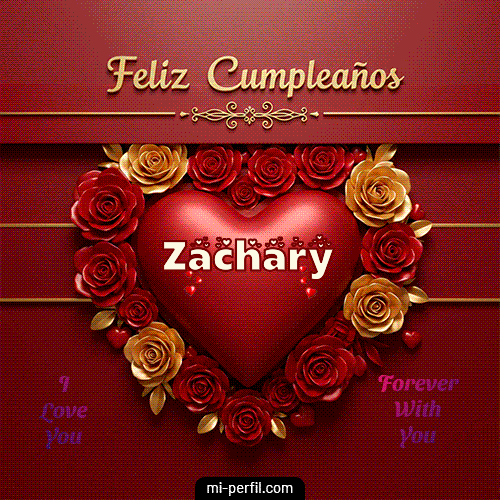 Feliz Aniversario Mi Amor 2 Zachary