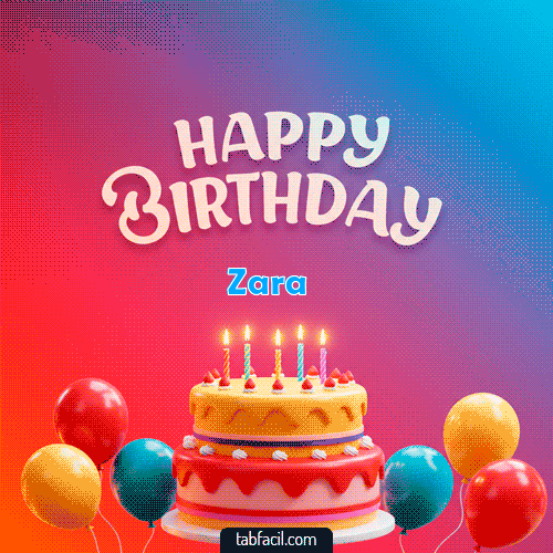 Happy Birthday de Colores Zara