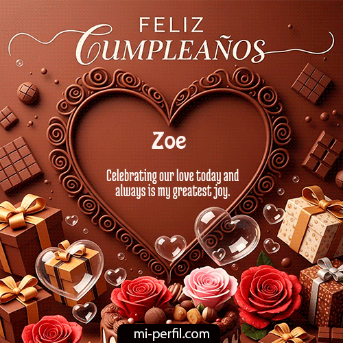 Feliz Cumpleaños VIII Zoe