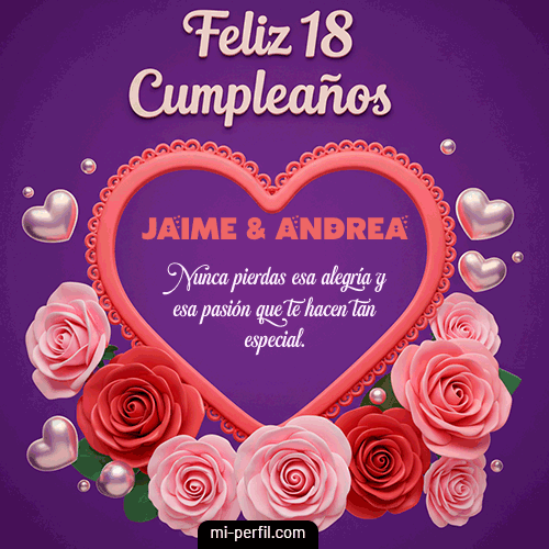 Felices 18